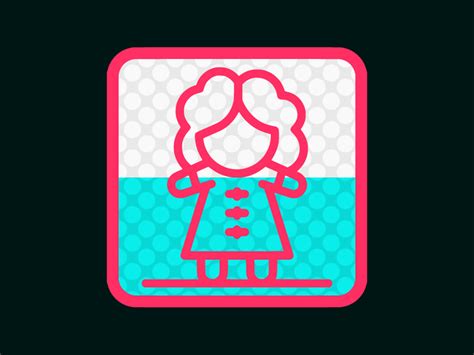 Girl Doll Retro Logo Graphic by DigitalPapersShop · Creative Fabrica