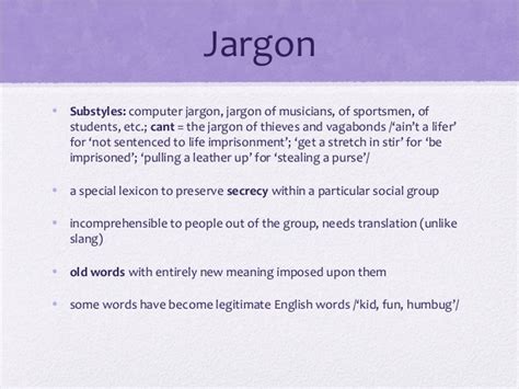 Jargon in Literature - 6+ Examples, Format, Pdf