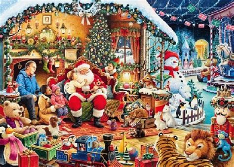 Babbo Natale con doni. - Puzzle Factory