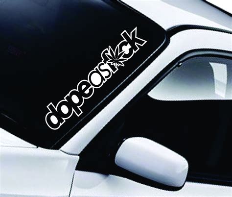 JDM Car Decal Package 17 pieces Car Windshield Window Vinyl Decals ...