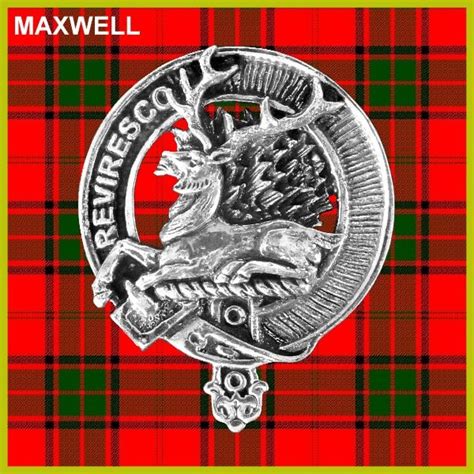 Maxwell Clan Crest Scottish Cap Badge CB02