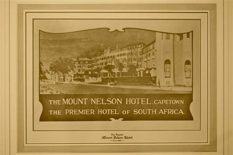 sending postcards: mount nelson hotel