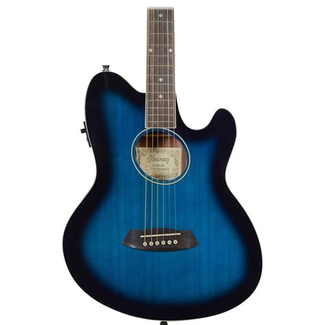 Ibanez TCY10ETBS Talman Double-Cutaway Acoustic-Electric Guitar ...