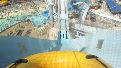 Master Blaster water coaster on-ride HD POV Schlitterbahn, New ...