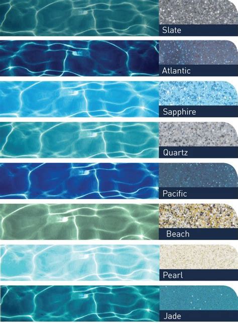 pool plaster colors chart - Ocie Shepard