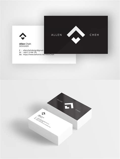 20 Minimalistic Business Card Designs For You To See | Naldz Graphics ...