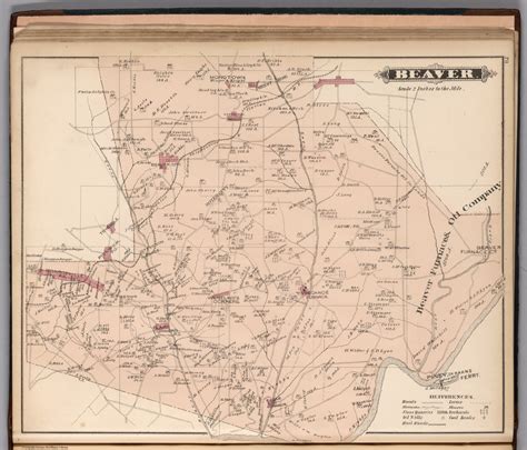 Beaver, Clarion County, Pennsylvania. - David Rumsey Historical Map ...