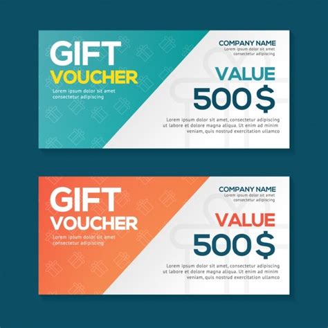 Voucher Design Images - Free Download on Freepik