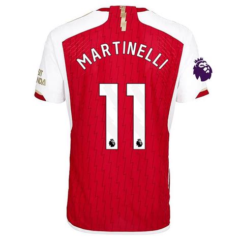 Men's Authentic adidas Martinelli Arsenal Home Jersey 23/24 | SOCCER ...