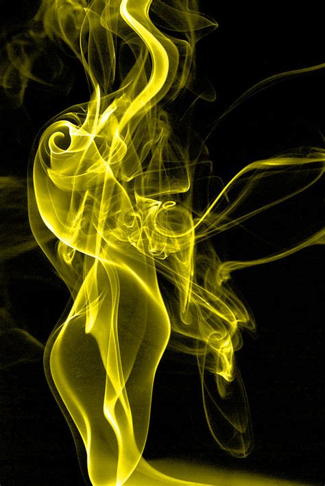 Yellow Smoke Photograph by Steve Purnell - Pixels