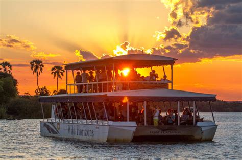 Victoria Falls River Boat Cruises - Zambezi River Sunset Cruise