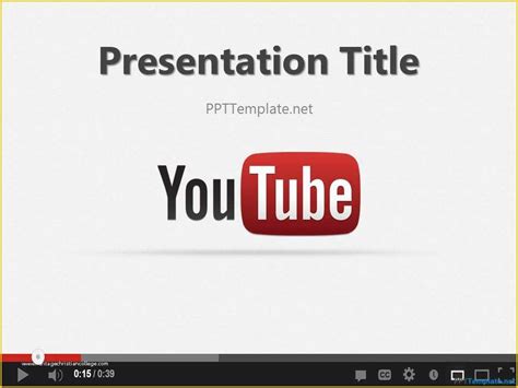 Free Video Presentation Templates Of Free Youtube Ppt Template ...