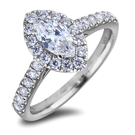 Diamond Engagement Halo Rings - SGR1218 - Anaya Fine Jewellery Collection