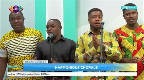 Harmonious Chorale's captivating performance of top songs on Breakfast ...