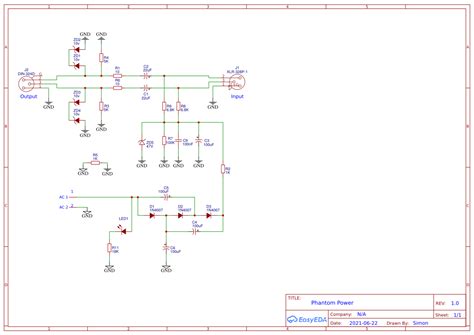 phantom power supply 48v - EasyEDA