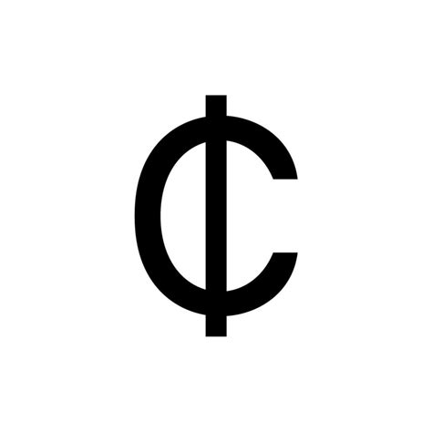 Ghana Currency Icon Symbol, Ghanaian Cedi, GHS Sign. Vector ...