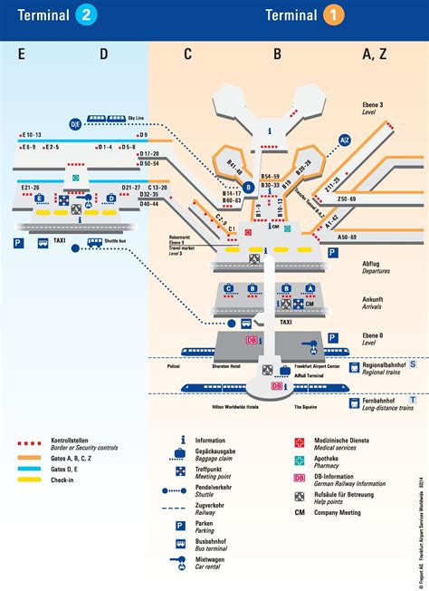 Frankfurt International Airport [FRA] Terminal 2 Map