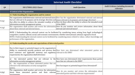 ISO 27001:2022 Internal Audit Checklist Excel Template –, 51% OFF