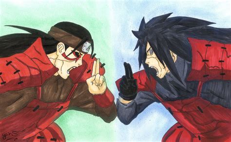 Drawing Madara Uchiha vs Hashirama Senju - YouTube | Madara uchiha ...