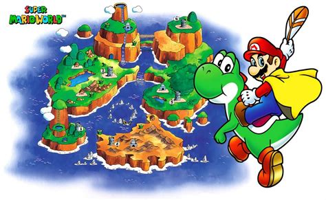 Super Mario World Map Poster | eBay