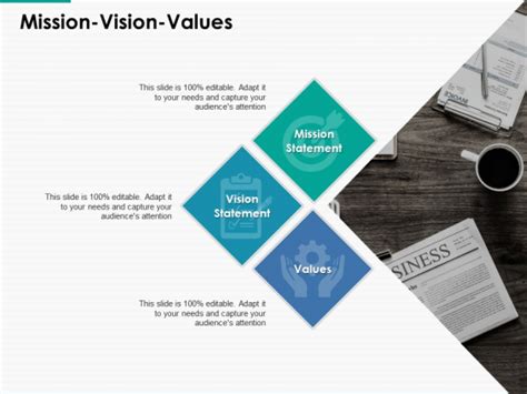 Mission And Vision Infographics - Slide Geeks