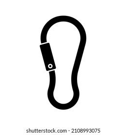 Carabiner Icon Safety Hook Carabiner Hook Stock Vector (Royalty Free ...