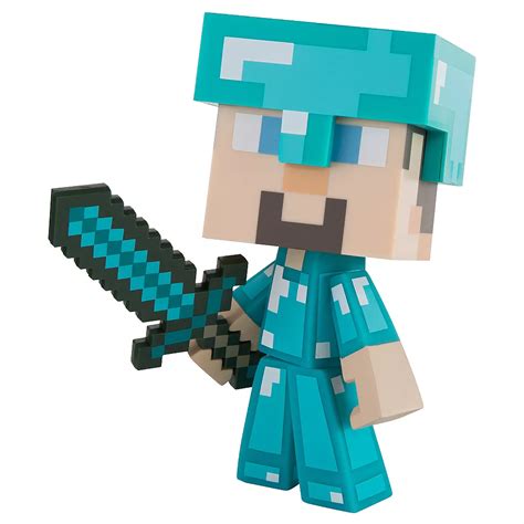 Steve Action Figure Playset 3pc - Minecraft | Party City Canada