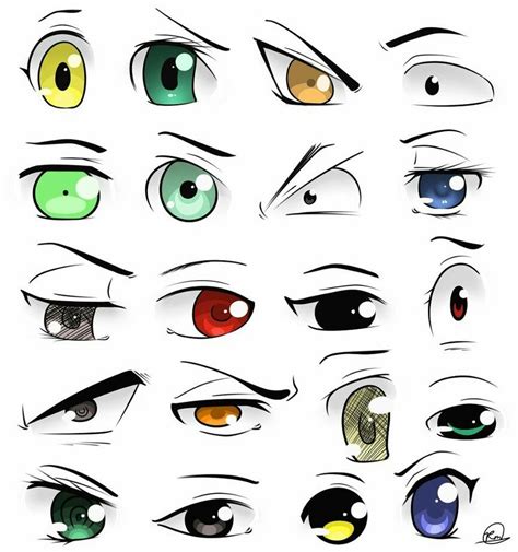 How To Draw Cool Anime Boy Eyes / Male anime eye by eramthgin-1027501 ...