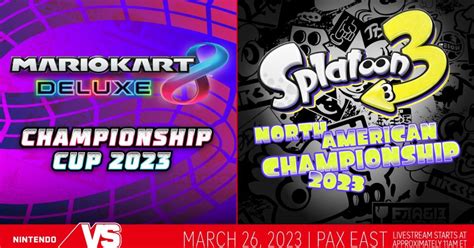 Nintendo Announces Two Esports Events For PAX East 2023