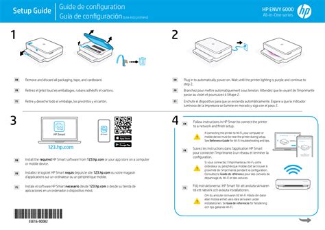 HP Envy 6055 All-in-One Printer Installation Manual | Office Products