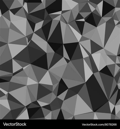 Abstract black and white triangle pattern Vector Image