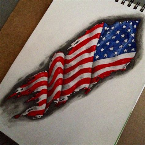 Die besten 25+ American flag drawing Ideen auf Pinterest