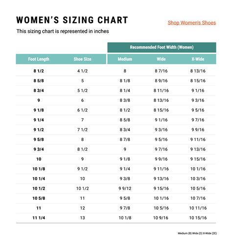 Bake-A-Shoe Sizing Chart Shoe Bakery, 60% OFF