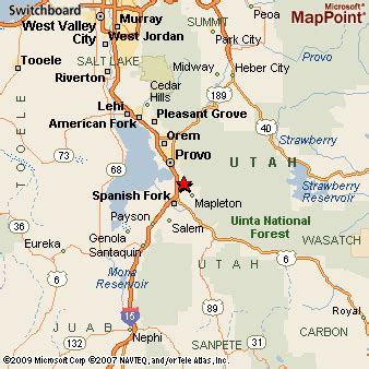 Where is Springville, Utah? see area map & more