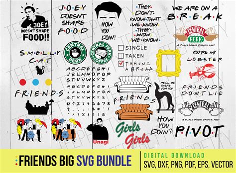 287+ Friends SVG - Download Free SVG Cut Files and Designs | Picartsvg ...