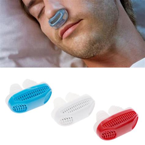 Anti snore device ventilation breathing nose silicone clip nose ...