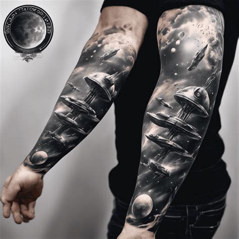 Galaxy Sleeve Tattoo