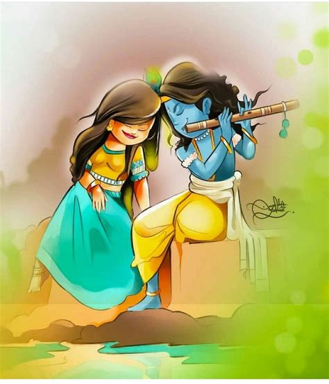 HD Anime Radha And Krishna Wallpapers - Wallpaper Cave