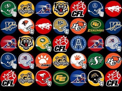 canadian football league emblem | main page mlb logos nba logos ncaa ...