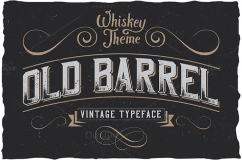 OldBarrel Vintage Typeface – Weblord