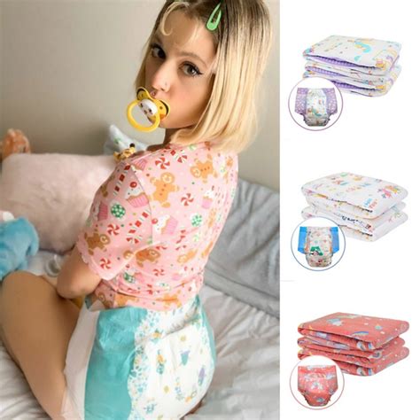 ABDL Adult Diaper Elastic Waist High Absorption 6000ML Diaper Lovely ...