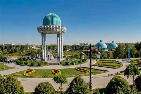 Uzbekistan Capital Tashkent City Park Editorial Stock Photo - Image of ...