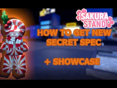 Sakura Stand | How to get NEW SECRET SPEC + Showcase - YouTube