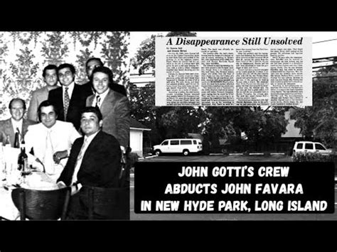 John Gotti’s Crew Abducts John Favara in New Hyde Park,Long Island. On ...