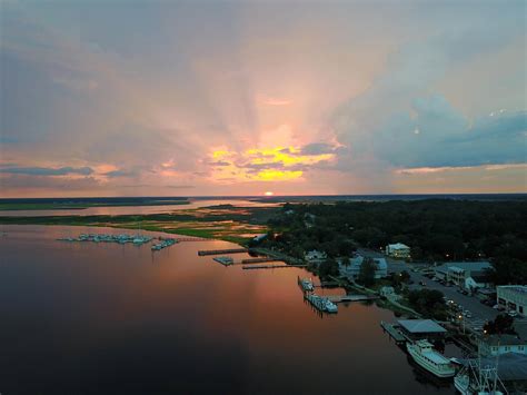 Droneset in St.Marys, GA, USA - Drone Photography