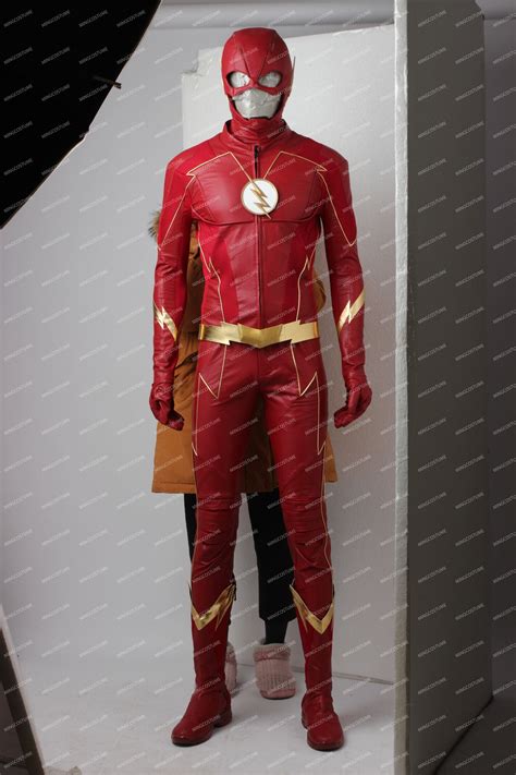 The Flash Cosplay Costume Season 4 Barry Allen Superhero | Etsy