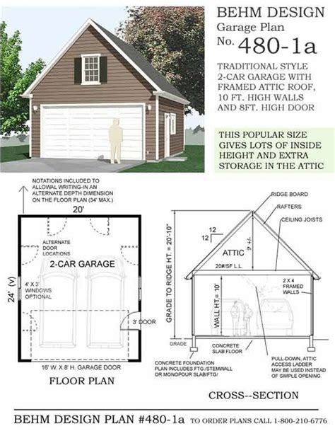 27 best Two-Car Garage Plans images on Pinterest | Garage, Garage plans ...