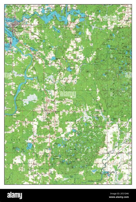 Tomahawk wisconsin map Cut Out Stock Images & Pictures - Alamy