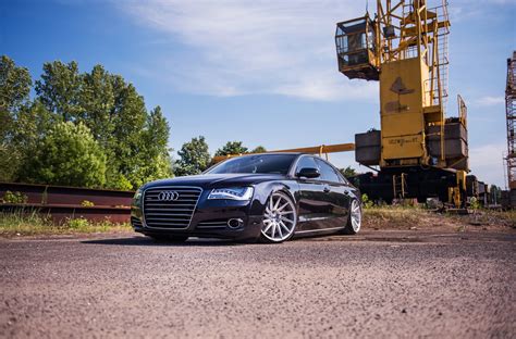 Black Audi A8 Gets Improved Lighting — CARiD.com Gallery