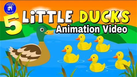 FIVE LITTLE DUCKS#ANIMATION RHYME#KITE VICTERS STD 01#ENGLISH UNIT 02 ...